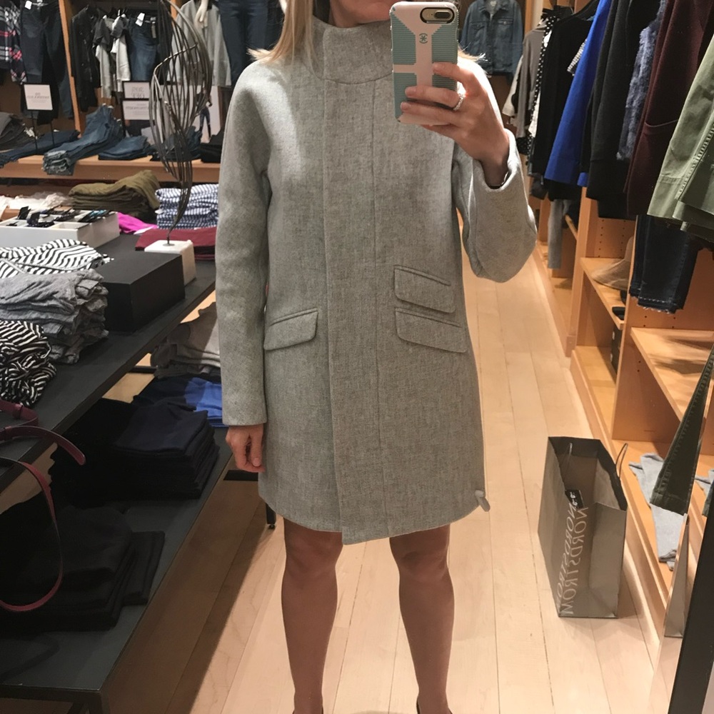 J Crew Cocoon Coat in Italian wool 6 - Picture 4 of 9